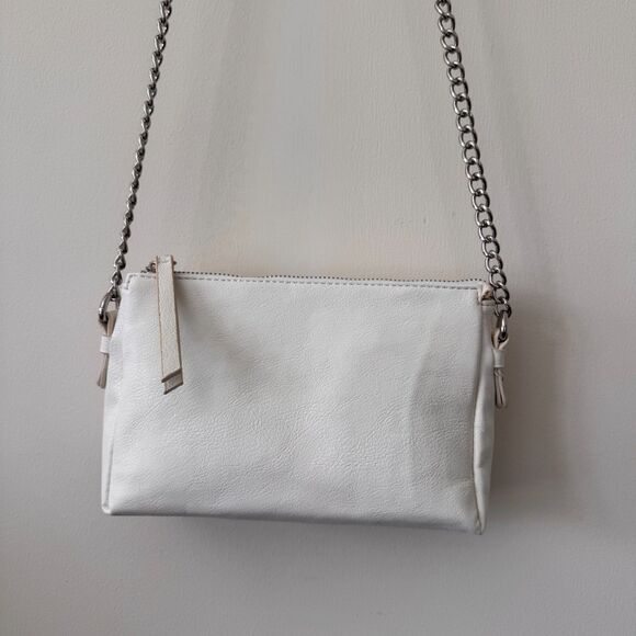 Forever21 Creamy White Crossbody Chain Bag - Picture 2 of 5